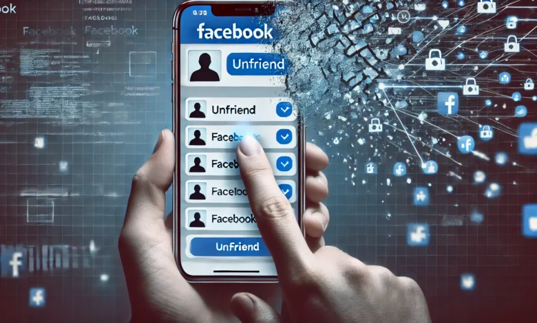Unfriend on Facebook