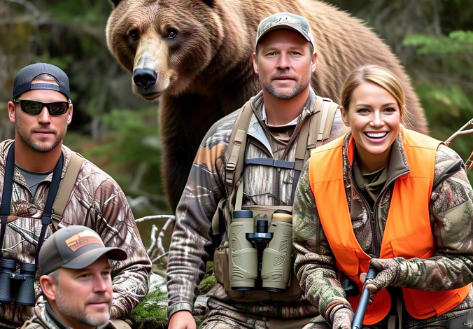 celebrity bear hunt